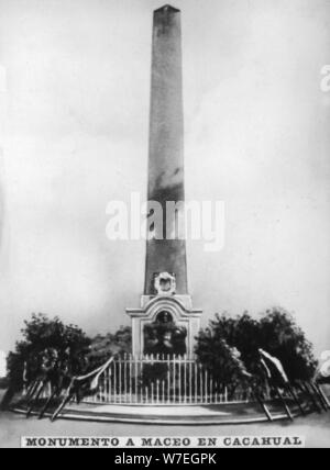 Monument à Antonio Maceo, (1899), années 1920. Artiste : Inconnu Banque D'Images