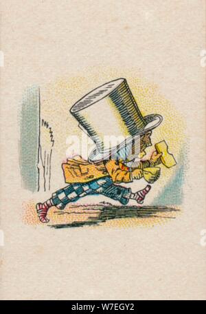 Le Chapelier de quitter la Cour, 1930. Artiste : John Tenniel Banque D'Images