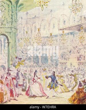 Randulph et Hilda danser dans la rotonde à Ranelagh Gardens, (1842), 1903. Artiste : Inconnu Banque D'Images