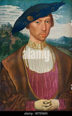 'Portrait de Joost van Bronckhorst', c1520. Artiste : Jan Mostaert. Banque D'Images