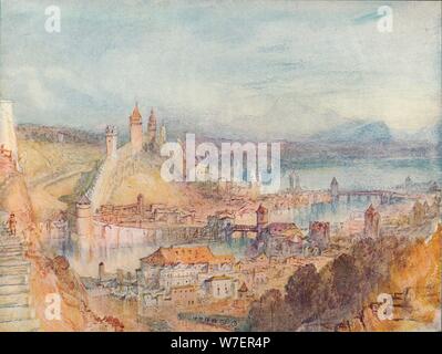 "Lucerne", 1909. Artiste : JMW Turner. Banque D'Images