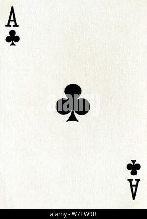 Ace of Clubs d' un pont de Goodall & Son Ltd. des cartes à jouer, c1940. Artiste : Inconnu. Banque D'Images