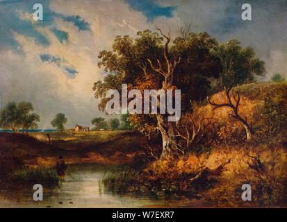 'Paysage', 1855. Artiste : Samuel David Colkett. Banque D'Images