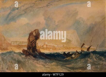 La ville de Sidmouth', 1825-1827, (1938). Artiste : JMW Turner. Banque D'Images