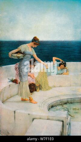 Favoris 'Silver', c1903, (1918). Artiste : Sir Lawrence Alma-Tadema. Banque D'Images