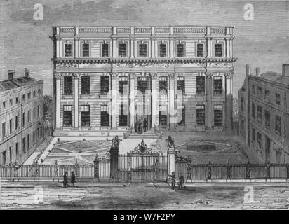 Powis House, Great Ormond Street, Bloomsbury, London, c1714 (1878). Artiste : Inconnu. Banque D'Images