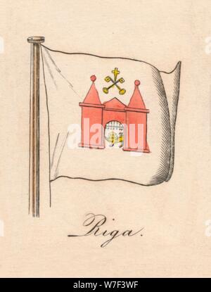 'Riga', 1838. Artiste : Inconnu. Banque D'Images