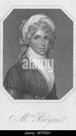 'Mrs. Bryan', 1801. Artiste : Mackenzie. Banque D'Images