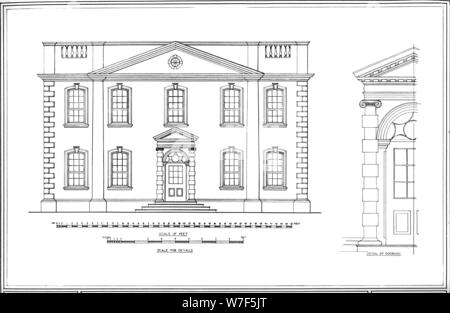 Plan d'Harrington House, Bourton-on-the-water, Gloucestershire, 1926 Artiste : Inconnu. Banque D'Images