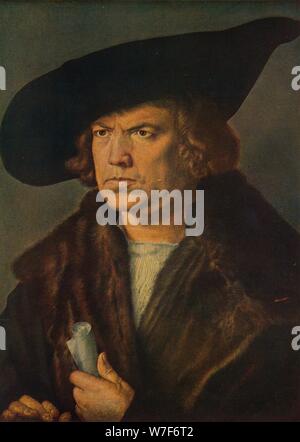 "Retrato de Hans Imhoff', (Portrait de Hans Imhoff), 1521, (c1934). Artiste : Albrecht durer. Banque D'Images