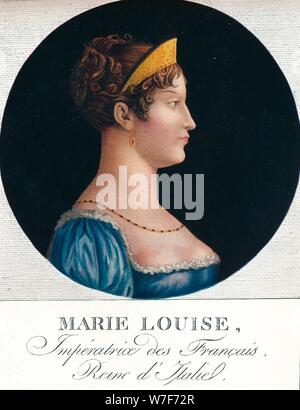 Marie Louise, Impératrice des Français, la Reine Consort de l'Italie', c xixe siècle (1912) Artiste : Inconnu. Banque D'Images
