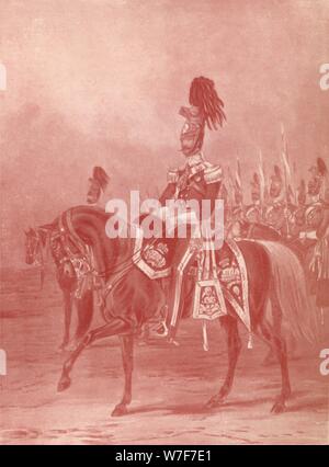 'Officier, Bombay Lancers', c1820-1870, (1909). Artiste : John Harris Junior. Banque D'Images