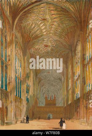 'King's College, Cambridge, 1864. Artiste : Inconnu. Banque D'Images