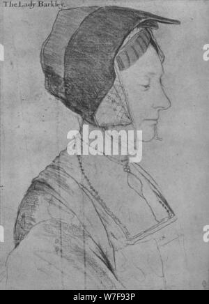 'Elizabeth Dauncey', 1526-1527 (1945). Artiste : Hans Holbein le Jeune. Banque D'Images