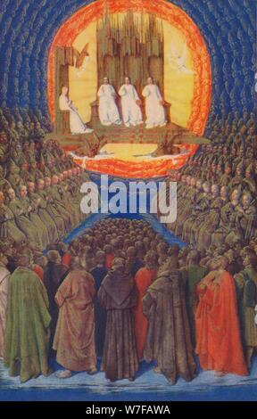 'La Trinité dans sa gloire', c1455, (1939). Artiste : Jean Fouquet. Banque D'Images