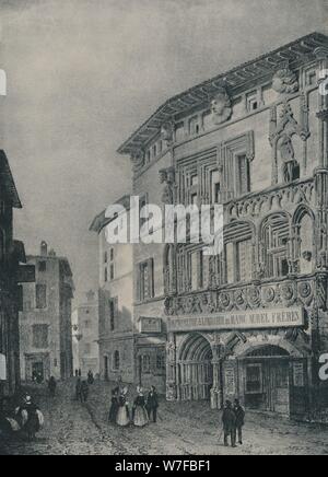 "Le logement de Bonaparte à Valence", 1896. Artiste : Inconnu. Banque D'Images