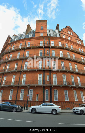 Hôtels particuliers Albert Hall, Kensington Gore, Kensington and Chelsea, Londres, Royaume-Uni Banque D'Images