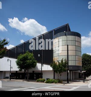 Art Museum dans le centre-ville historique de Gadsden, Alabama [GRAPHIC] Banque D'Images