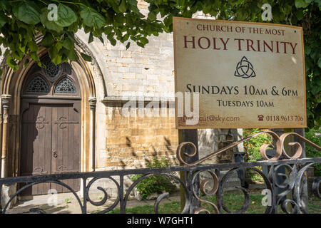 L'église Holy Trinity sur Oxford Road, Reading, Berkshire, Royaume-Uni Banque D'Images