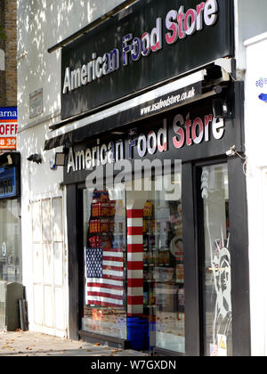 Z.Punjani marchands et American Food Store à Ladbroke Grove, Holland Park, London, UK Banque D'Images
