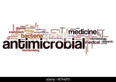 Mot antimicrobiens concept cloud Banque D'Images