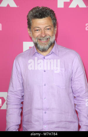 Los Angeles, Ca. 6e août 2019. Andy Serkis au FX Networks Starwalk TCA au The Beverly Hilton à Beverly Hills, Californie le 6 août 2019. Credit : Faye Sadou/media/Alamy Punch Live News Banque D'Images