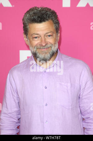 Los Angeles, Ca. 6e août 2019. Andy Serkis au FX Networks Starwalk TCA au The Beverly Hilton à Beverly Hills, Californie le 6 août 2019. Credit : Faye Sadou/media/Alamy Punch Live News Banque D'Images