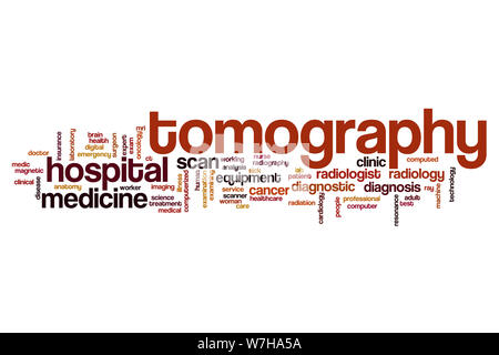 Mot tomographie concept cloud Banque D'Images