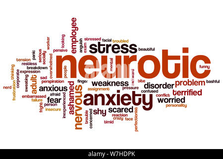 Mot névrotique concept cloud Banque D'Images