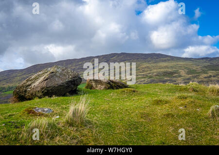 Zone de loisirs local dans le parc Gleninchaquin, Co Kerry, Ireland Banque D'Images