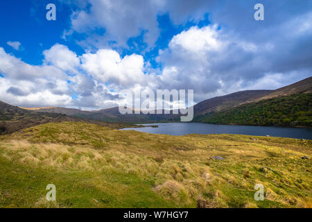 Zone de loisirs local dans le parc Gleninchaquin, Co Kerry, Ireland Banque D'Images