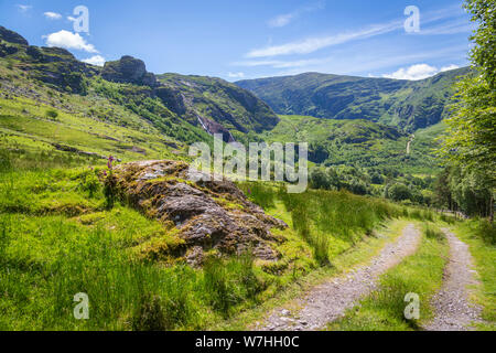 Zone de loisirs local dans le parc Gleninchaquin, Co Kerry, Ireland Banque D'Images