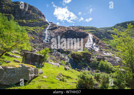 Zone de loisirs local dans le parc Gleninchaquin, Co Kerry, Ireland Banque D'Images