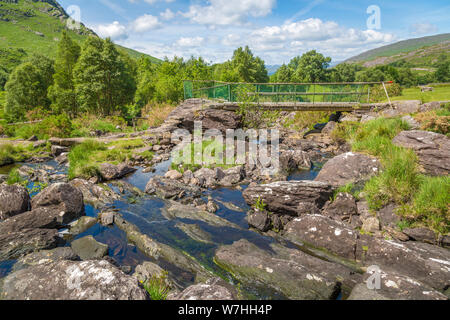 Zone de loisirs local dans le parc Gleninchaquin, Co Kerry, Ireland Banque D'Images