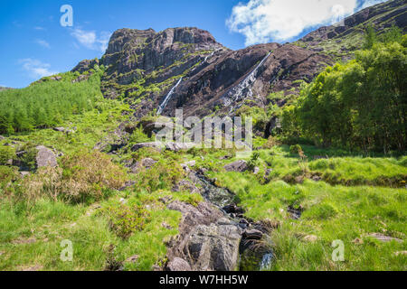 Zone de loisirs local dans le parc Gleninchaquin, Co Kerry, Ireland Banque D'Images