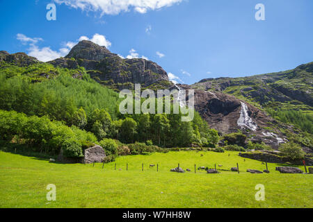 Zone de loisirs local dans le parc Gleninchaquin, Co Kerry, Ireland Banque D'Images