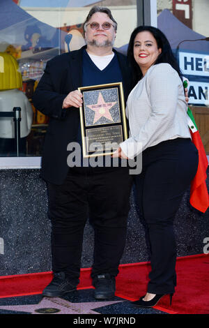 Los Angeles, USA. Le 06 août, 2019. Guillermo del Toro à la cérémonie organisée en l'honneur de Guillermo del Toro avec une étoile sur le Hollywood Walk of Fame Le 06 août 2019 à Hollywood, Californie. Credit : Tsuni/USA/Alamy Live News Banque D'Images