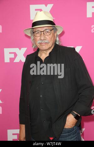 Los Angeles, Californie - le 06 août : Edward James Olmos assiste à l'effet FX Networks Starwalk Tapis Rouge à TCA au Beverly Hilton Hotel sur août 06, 2019 à Beverly Hills, Californie. Credit : Faye Sadou / MediaPunch Banque D'Images