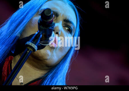 Modène, Italie. 29 juillet, 2019. Loredana Bertè al Radio Bruno Estate Modena (Photo par Enrico Ballestrazzi/Pacific Press) Credit : Pacific Press Agency/Alamy Live News Banque D'Images