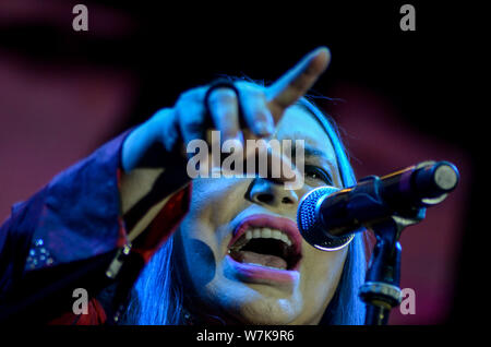 Modène, Italie. 29 juillet, 2019. Loredana Bertè al Radio Bruno Estate Modena (Photo par Enrico Ballestrazzi/Pacific Press) Credit : Pacific Press Agency/Alamy Live News Banque D'Images