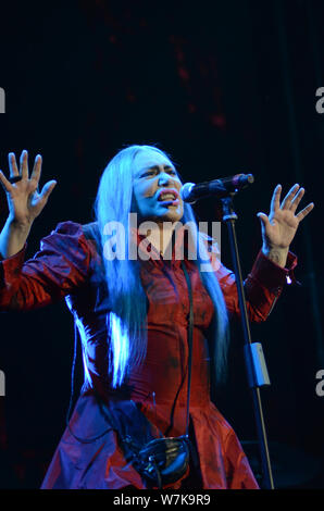 Modène, Italie. 29 juillet, 2019. Loredana Bertè al Radio Bruno Estate Modena (Photo par Enrico Ballestrazzi/Pacific Press) Credit : Pacific Press Agency/Alamy Live News Banque D'Images