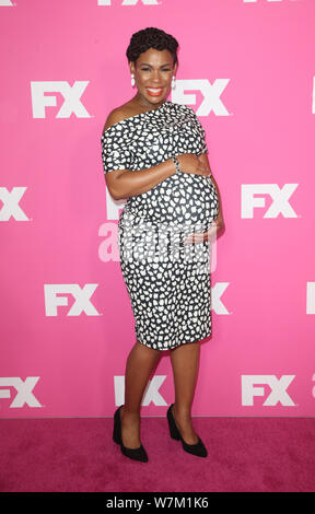 Los Angeles, Californie, USA. Le 06 août, 2019. Angela Lewis, assiste à l'effet FX Networks Starwalk Tapis Rouge à TCA au Beverly Hilton Hotel sur août 06, 2019 à Beverly Hills, Californie. Credit : Faye Sadou/media/Alamy Punch Live News Banque D'Images