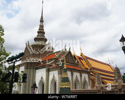 Temple du Bouddha d'Émeraude, le Wat Phra Kaew Bangkok Banque D'Images