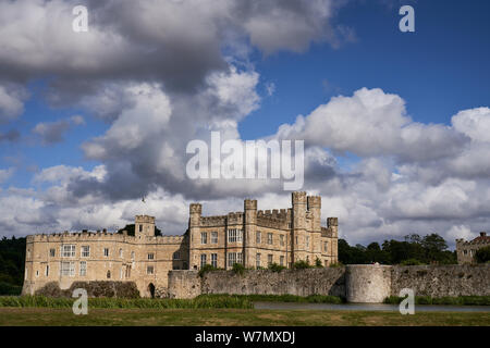 Une vue générale du château de Leeds dans le Kent, qui célèbre son 900 e anniversaire cette année. Banque D'Images