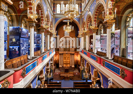 Prague République tchèque. Synagogue de Jérusalem Banque D'Images