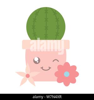 T U V W X Y Z #  et fleurs en pot en céramique kawaii vector illustration design Illustration de Vecteur