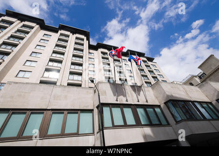 L'hôtel 5 étoiles, l'hôtel Four Seasons, Hamilton Place, Park Lane, London, UK 19 Jun 2018 Banque D'Images