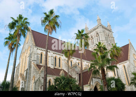 Les Bermudes cathédrale, une cathédrale anglicane datant de 1894, Hamilton, Bermudes 2009 Banque D'Images