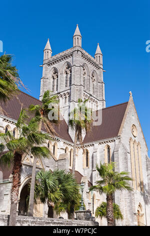 Les Bermudes Cathédrale, Cathédrale anglicane datant de 1894, Hamilton, Bermudes 2007 Banque D'Images