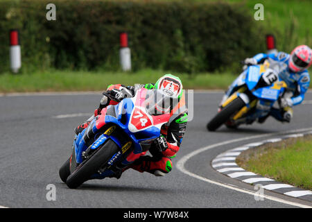 Circuit de Dundrod, Belfast, Irlande du Nord. 7e août 2019. Courses sur route Grand Prix de l'Ulster, jour de pratique ; Laurent Belge Hoffmann en ouverture de la pratique de Superbike - éditorial uniquement. Credit : Action Plus Sport/Alamy Live News Banque D'Images